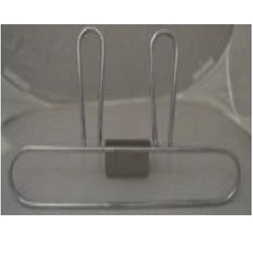 Porta delantales y guantes de acero