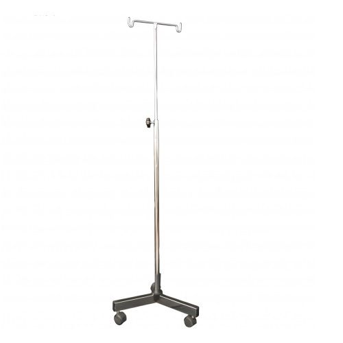 Porta suero tripie cromado fabricado