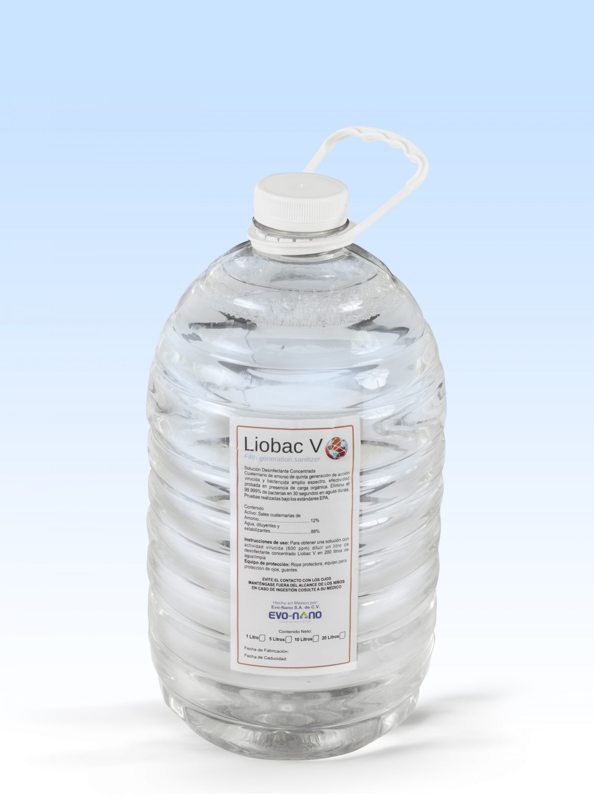 LIOBAC V Sanitizer - Dilutable - (Fogging and Thermal Fogging) 5L