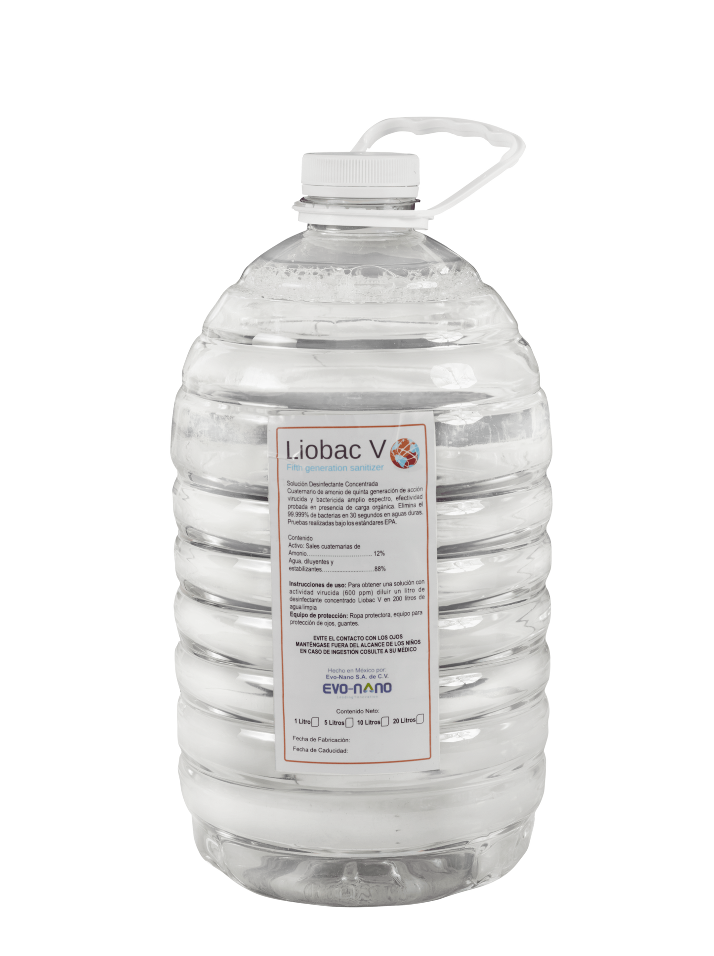 LIOBAC V Sanitizer - Dilutable - (Fogging and Thermal Fogging) 5L