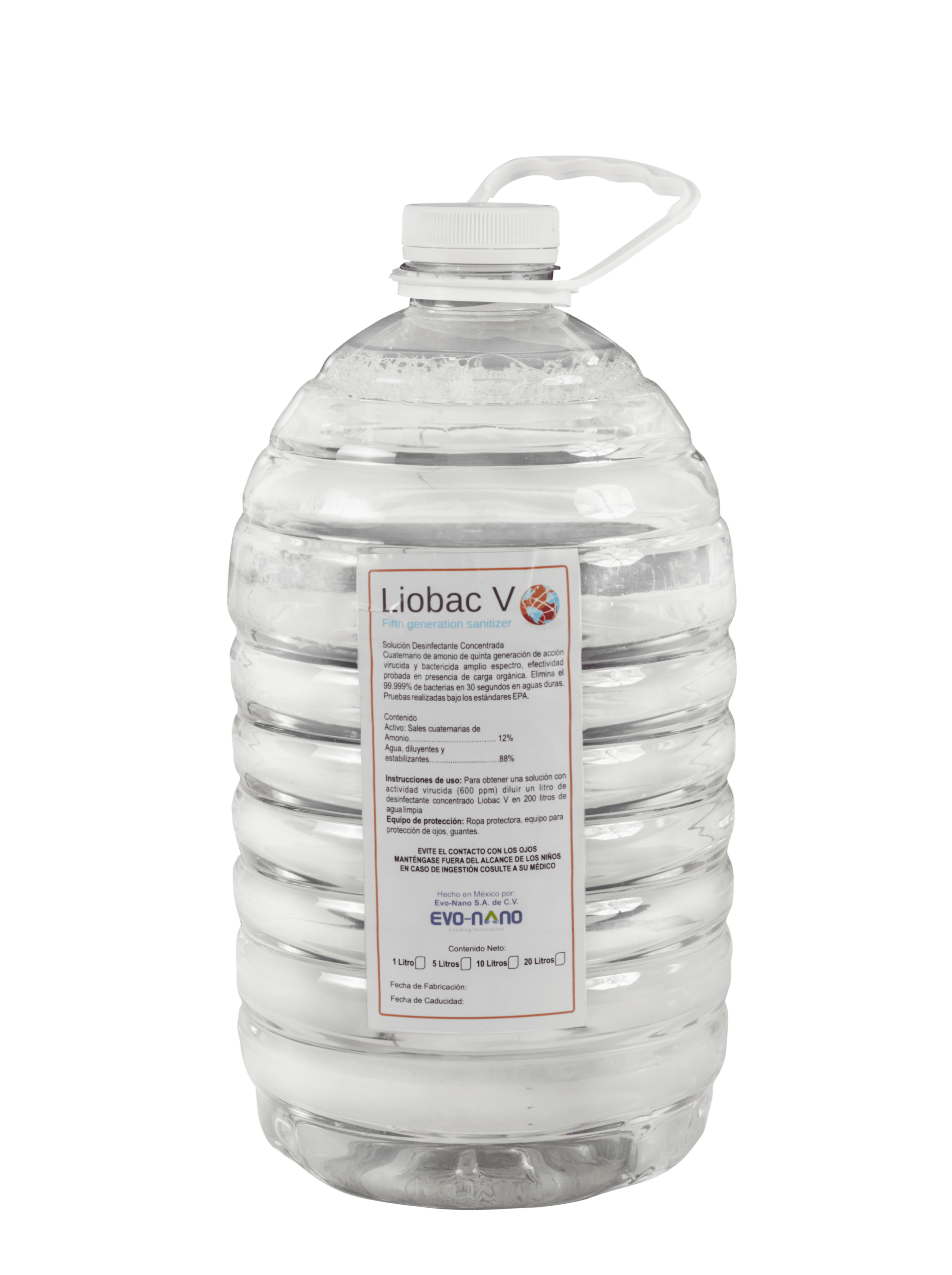 LIOBAC V Sanitizer - Dilutable - (Fogging and Thermal Fogging) 5L