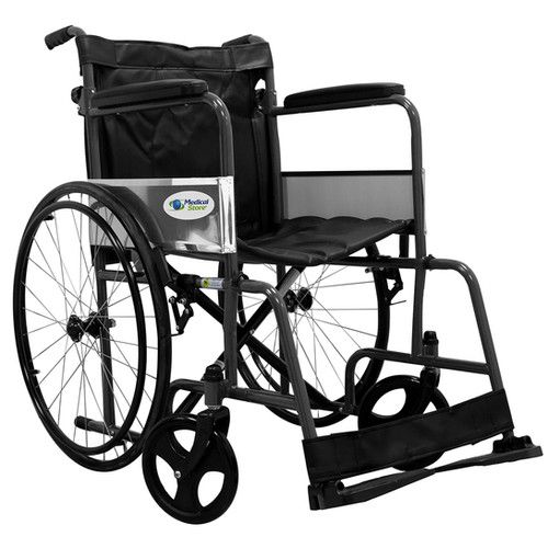 Silla de ruedas color negra MS809F