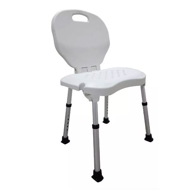 Adjustable folding aluminum shower chair Model KY798LC Cat. MST-SD798 Medistore