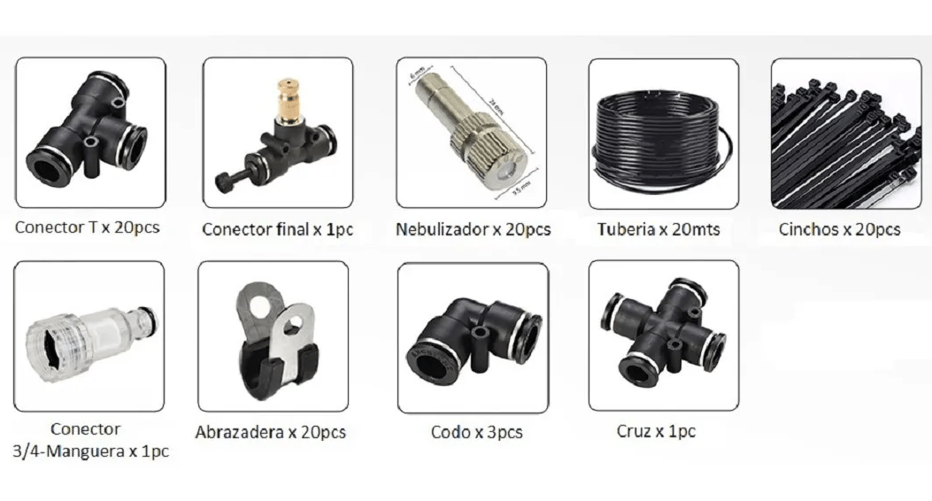 Sanitizing Tunnel System - Nebulizers, Pump, Piping
