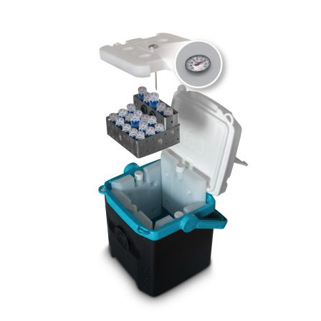 9-liter vaccine cooler with Ice Pack Cat. DLC-Laguna12 Brand Delca