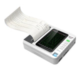 SINOHERO-portable EKG machine SE1200, 10.1-inch color LCD digital machine, 12-lead channels with printing paper/medical supplies