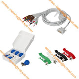 3-channel, 12-lead Digital ECG/EKG machine, human or veterinary use, ECG300G