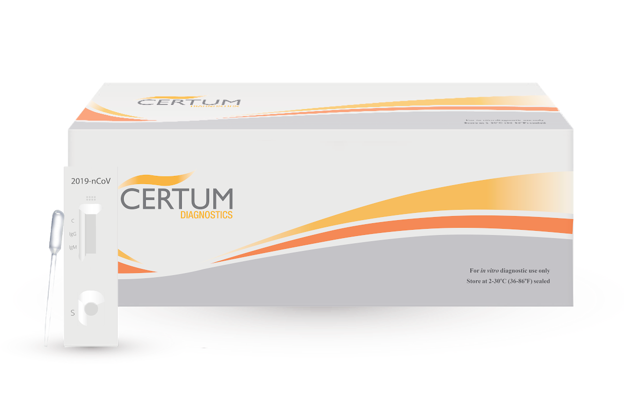 25 Pruebas | Certum SARS-CoV-2 (IgG/IgM) Ac