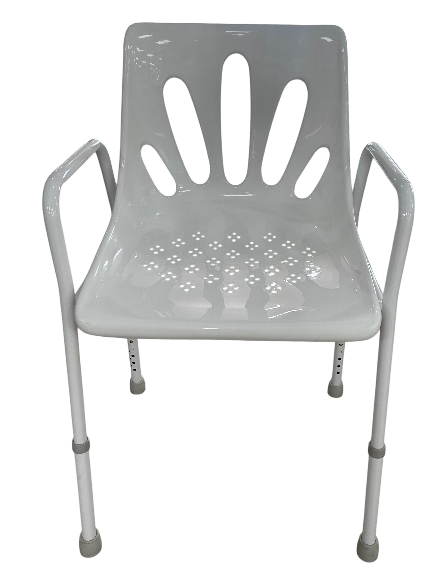 Silla para Ducha de Acero con Respaldo para Baño