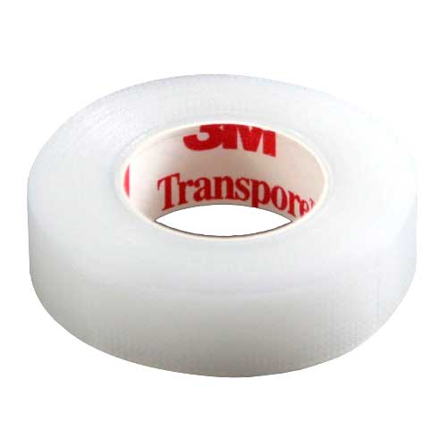 Transpore 1.27cm (1/2in) X 9.14 M Caja C/24 Rollos