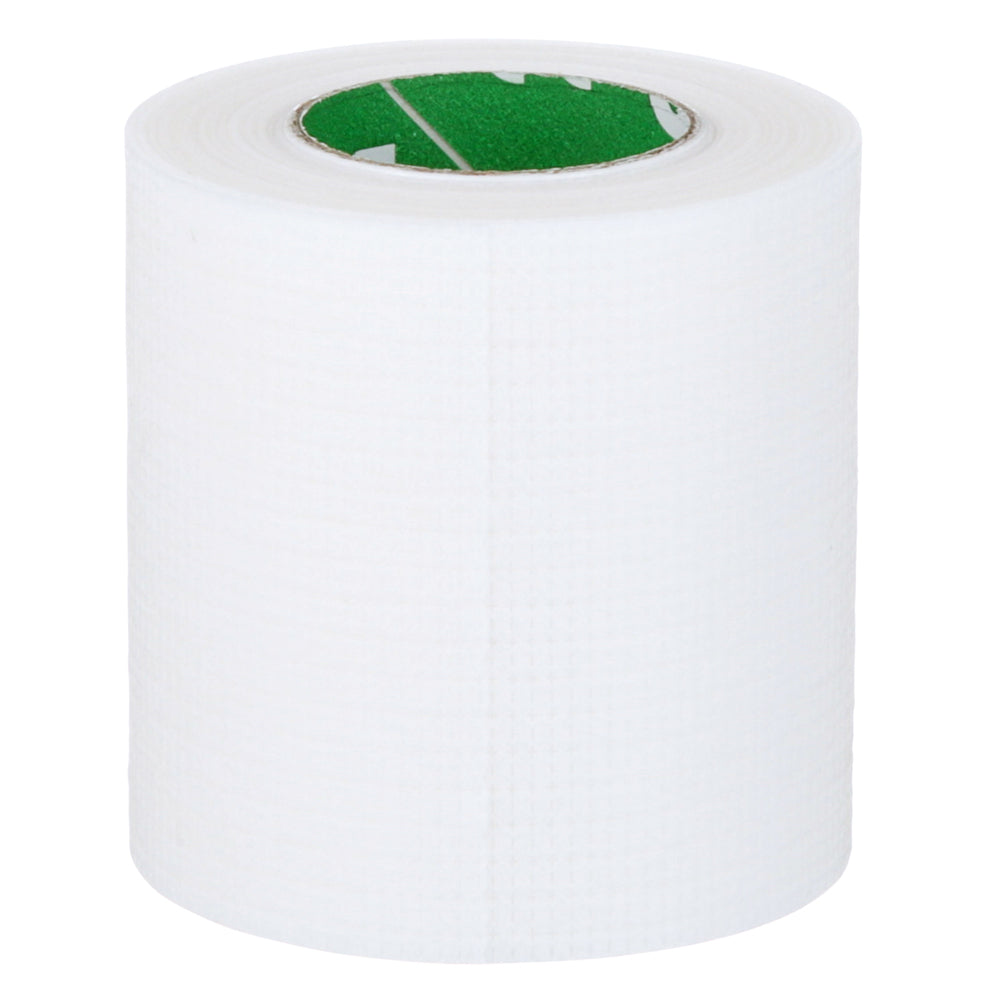 Cinta transpore blanca de 5cm x 9.14m de 3M, material hospitalario y quirúrgico, caja con 6 rollos.