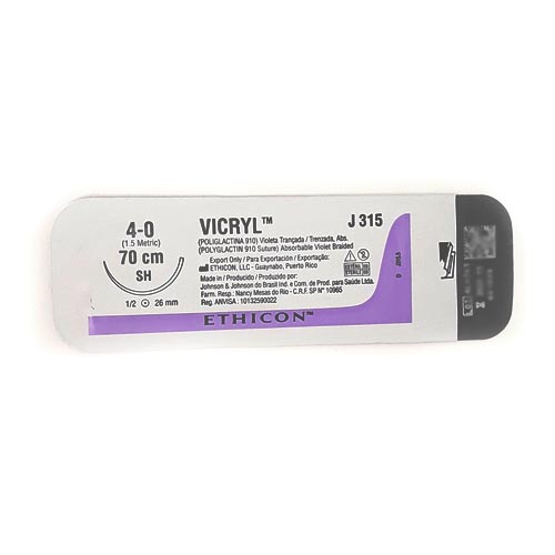 Vicryl Gastro 4/0 70cm Sh 1/2 25 Mm Sobre