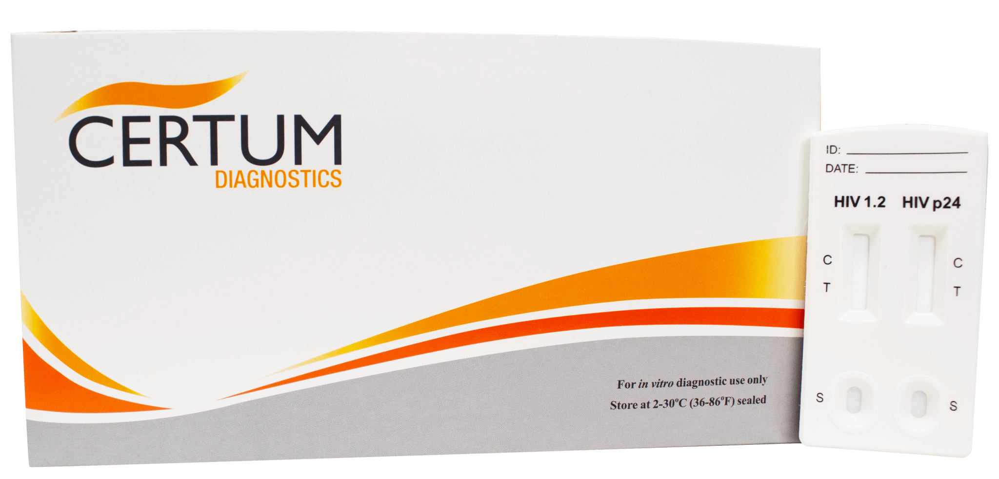 25 Pruebas | Certum VIH (1, 2) y p24 Ag