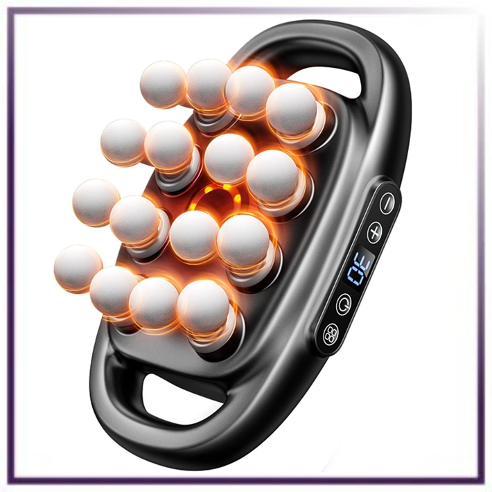 Dispositivo de masaje de múltiples cabezales DC-eterus, con varias opciones de masaje y diseño ergonómico.