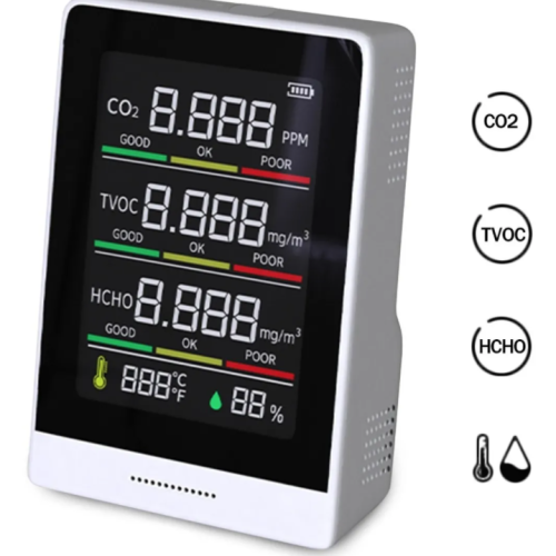 Detector Calidad Aire Formaldehído Y Medidor CO2
