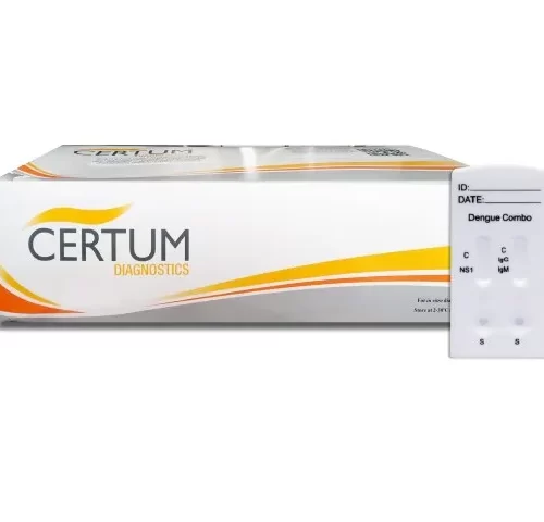 25 Pruebas | Certum Dengue (NS1)+(IgG/IgM) Ac